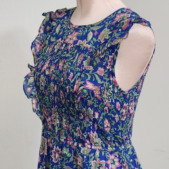 New!Banjanan Iris Dress in Poppy Mallow Surf - Picture 9 of 16